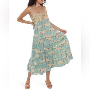 Bagulaa halter midi dress size L